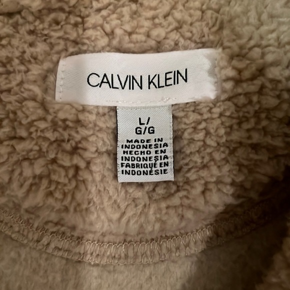 Calvin Klein Teddy Bear Zipper Jacket - Picture 14 of 17